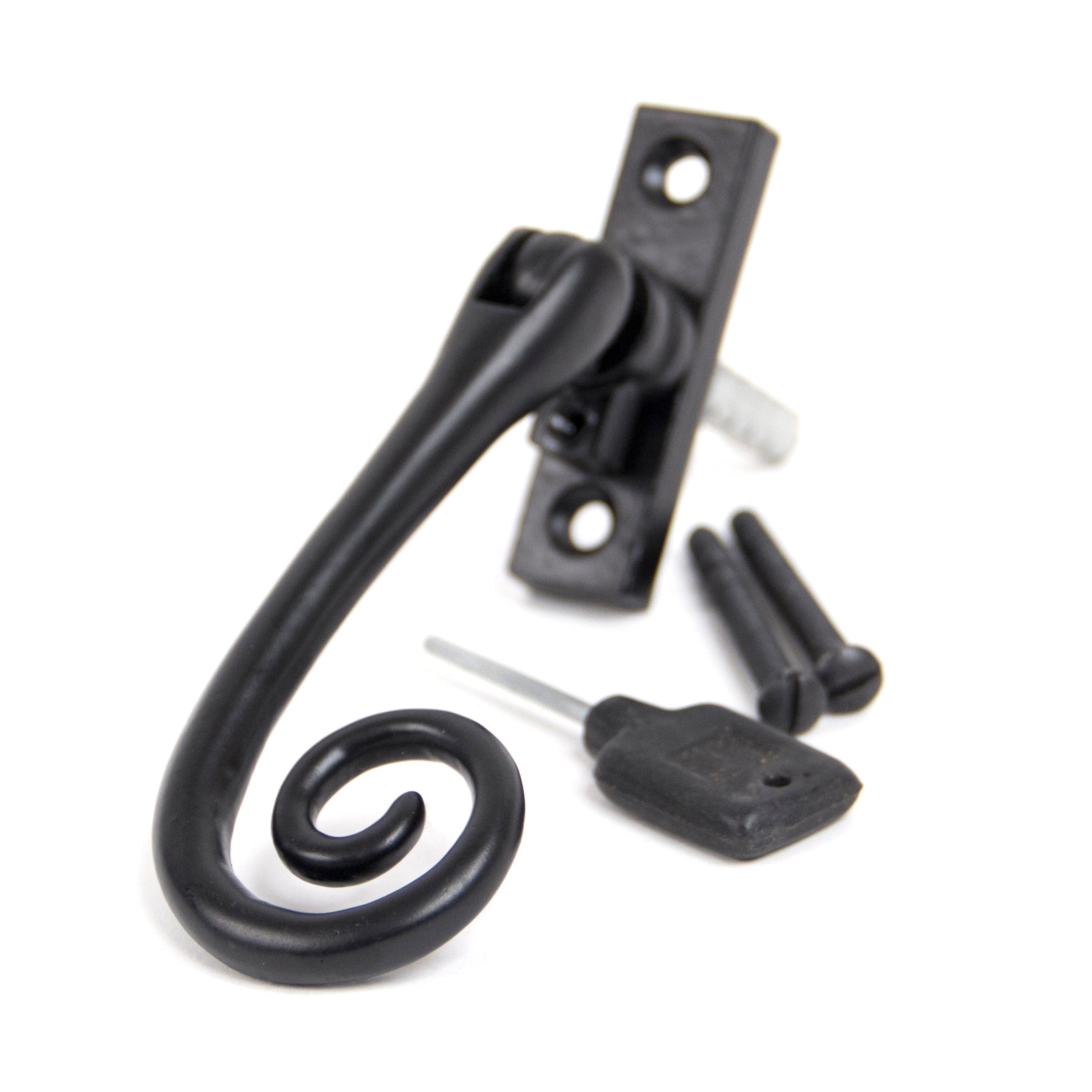 Black Slim Monkeytail Espag - RH | From The Anvil-Espag. Fasteners-Yester Home