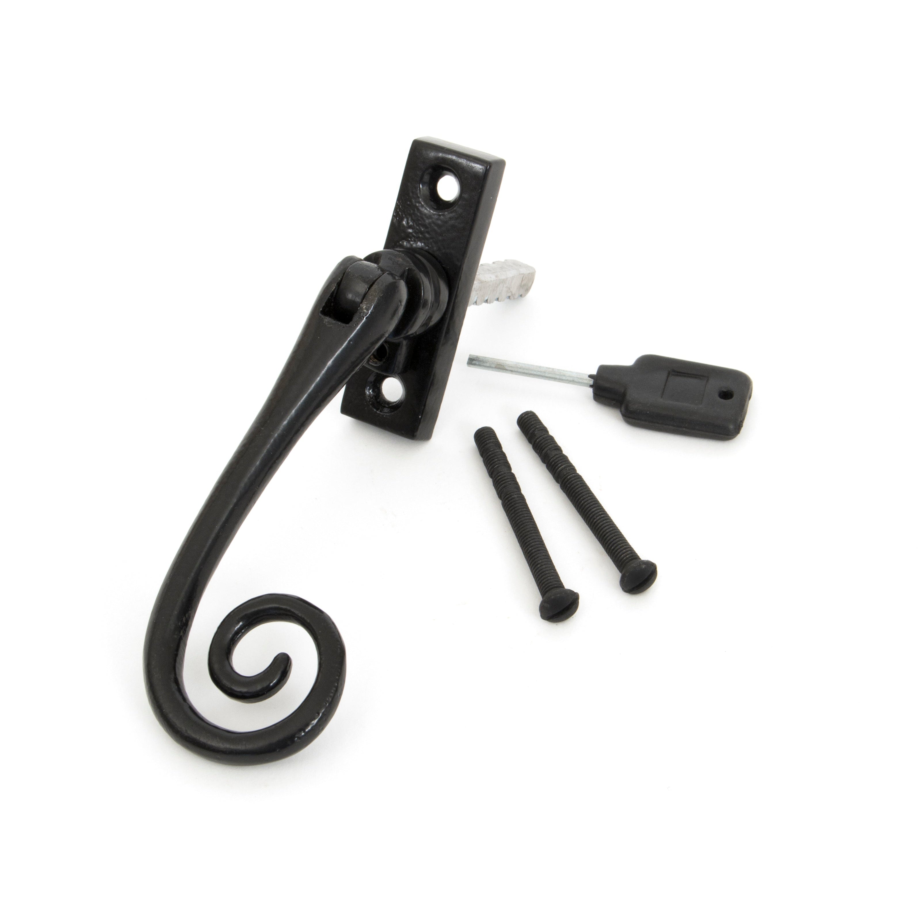 Black Slim Monkeytail Espag - RH | From The Anvil-Espag. Fasteners-Yester Home