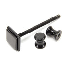 Black Slimline Art Deco Door Knocker | From The Anvil - Bolt-Through Door Knockers - From The Anvil - Yester Home