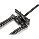 Black Slimline Art Deco Door Knocker | From The Anvil-Bolt-Through Door Knockers-Yester Home