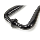 Black Slimline Art Deco Door Knocker | From The Anvil-Bolt-Through Door Knockers-Yester Home
