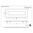 Black Small Letter Plate | From The Anvil-Letter Plates-Yester Home
