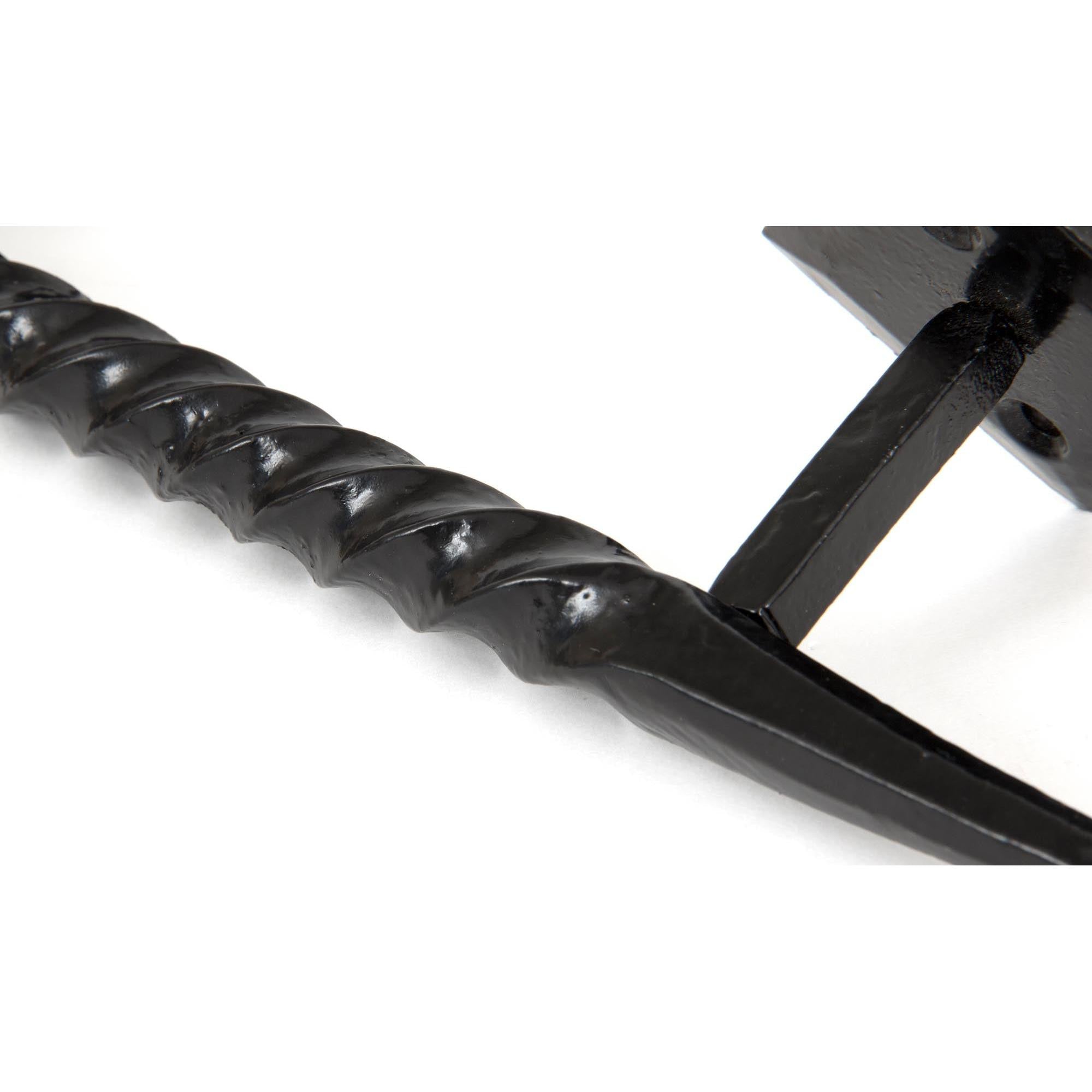 Black Small Robe Pull Handle | From The Anvil - Pull Handles - From The Anvil - Yester Home