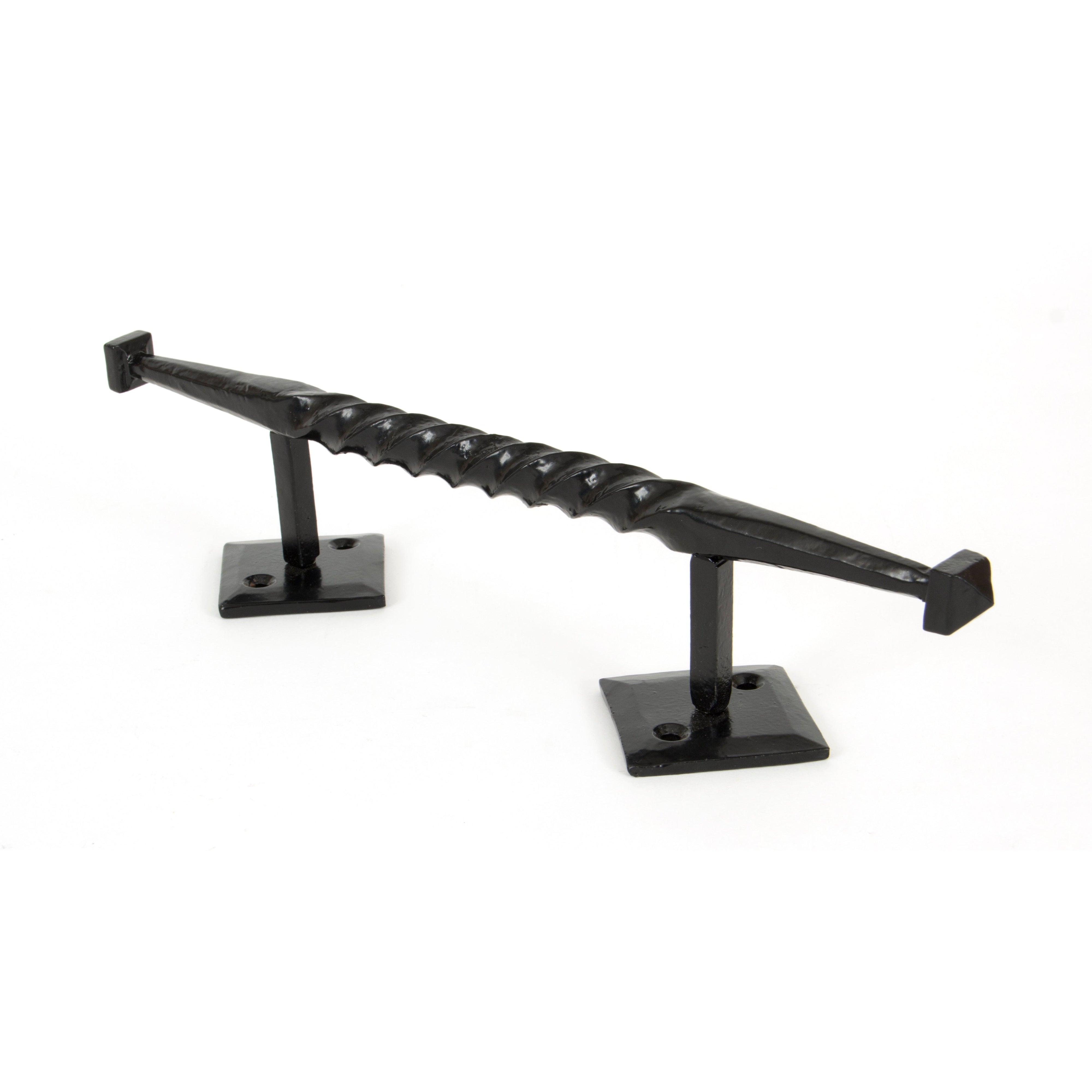 Black Small Robe Pull Handle | From The Anvil-Pull Handles-Yester Home