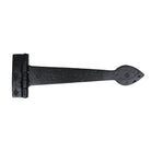Black Smooth 12" Cast T Hinge (pair) | From The Anvil - T Hinges - From The Anvil - Yester Home