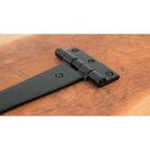 Black Smooth 16" Cast T Hinge (pair) | From The Anvil-T Hinges-Yester Home
