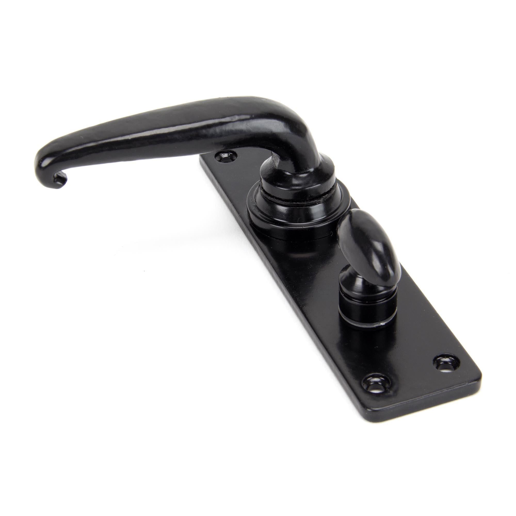 Black Smooth Lever Bathroom Set | From The Anvil - Lever Bathroom - From The Anvil - Yester Home