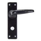 Black Smooth Lever Bathroom Set | From The Anvil-Lever Bathroom-Yester Home