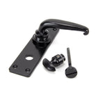 Black Smooth Lever Bathroom Set | From The Anvil-Lever Bathroom-Yester Home