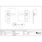 Black Smooth Lever Bathroom Set | From The Anvil-Lever Bathroom-Yester Home