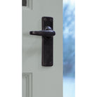 Black Smooth Lever Latch Set | From The Anvil-Lever Latch-Yester Home