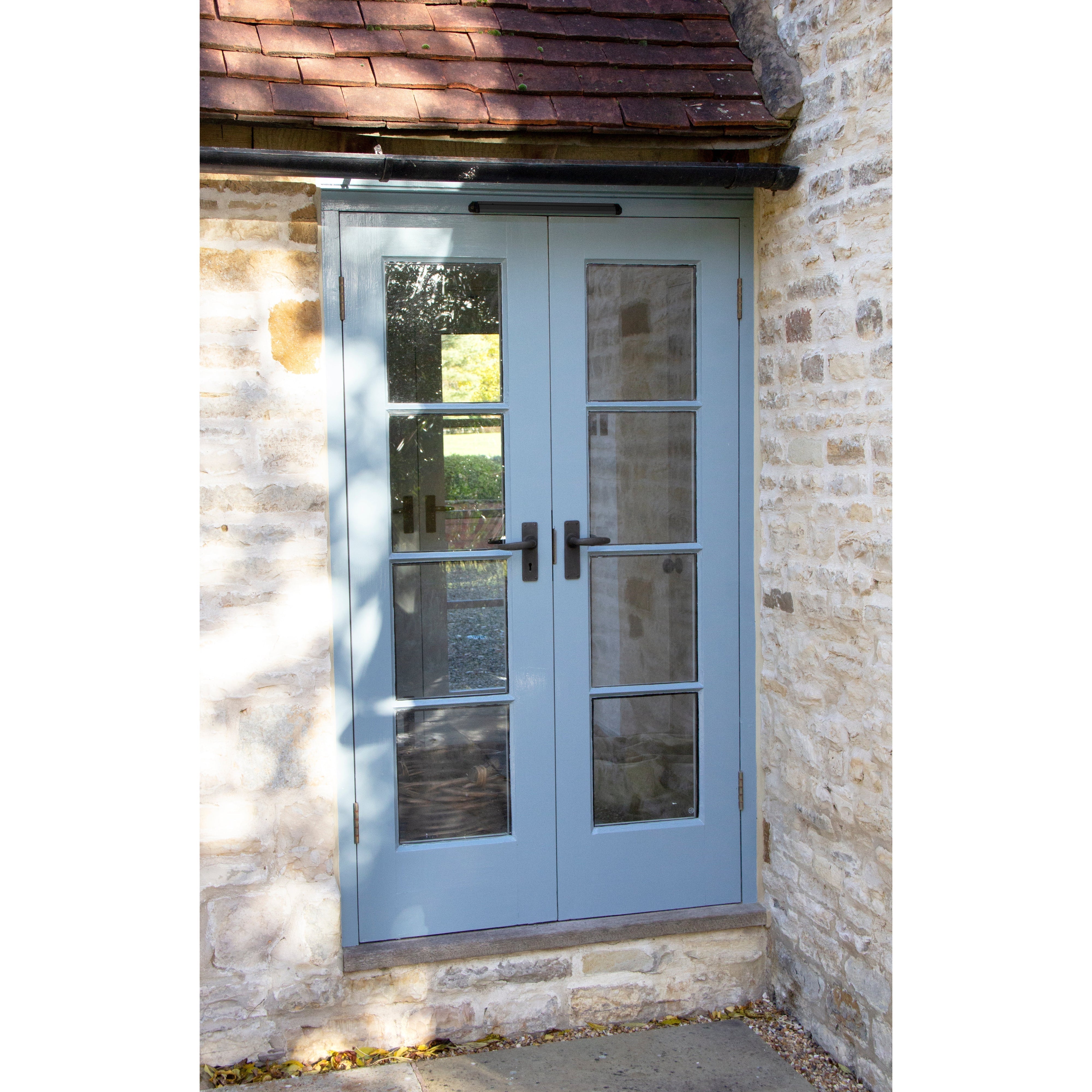 Black Smooth Lever Lock Set | From The Anvil-Lever Lock-Yester Home