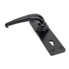 Black Smooth Lever Lock Set | From The Anvil - Lever Lock - From The Anvil - Yester Home