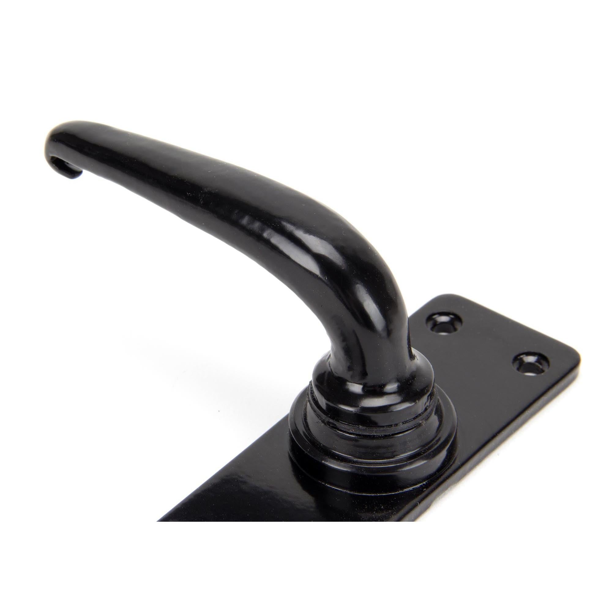 Black Smooth Lever Lock Set | From The Anvil - Lever Lock - From The Anvil - Yester Home