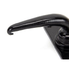 Black Smooth Lever Lock Set | From The Anvil-Lever Lock-Yester Home