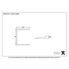 Black Staple Pin | From The Anvil - Staple Pins & Plates - From The Anvil - Yester Home