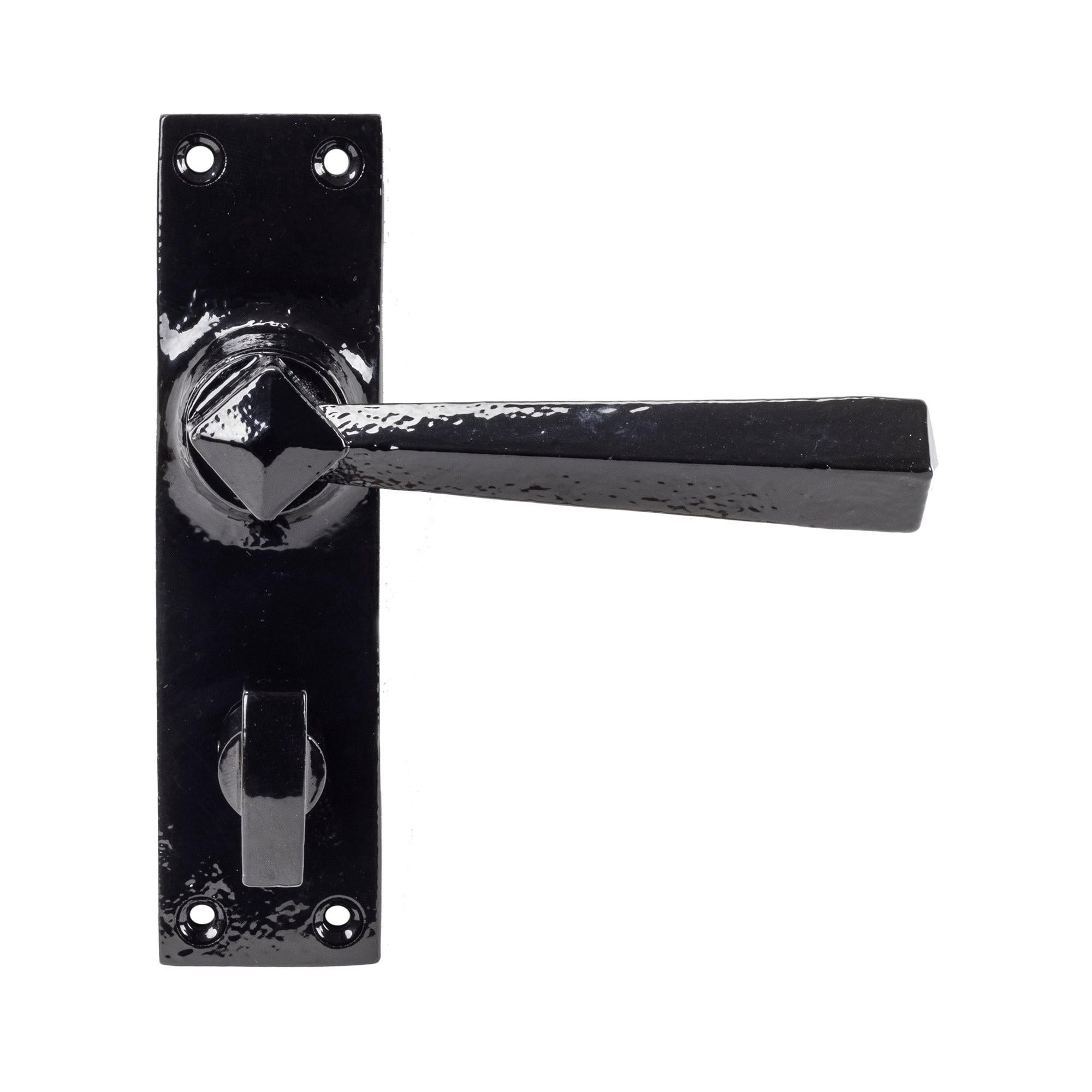 Black Straight Lever Bathroom Set | From The Anvil - Lever Bathroom - From The Anvil - Yester Home