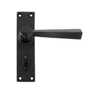 Black Straight Lever Bathroom Set | From The Anvil-Lever Bathroom-Yester Home