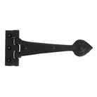 Black Textured  10½" Cast T Hinge (pair) | From The Anvil - T Hinges - From The Anvil - Yester Home