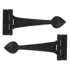 Black Textured  10½" Cast T Hinge (pair) | From The Anvil - T Hinges - From The Anvil - Yester Home