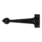 Black Textured 12" Cast T Hinge (pair) | From The Anvil-T Hinges-Yester Home
