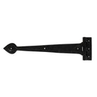 Black Textured 16" Cast T Hinge (pair) | From The Anvil-T Hinges-Yester Home