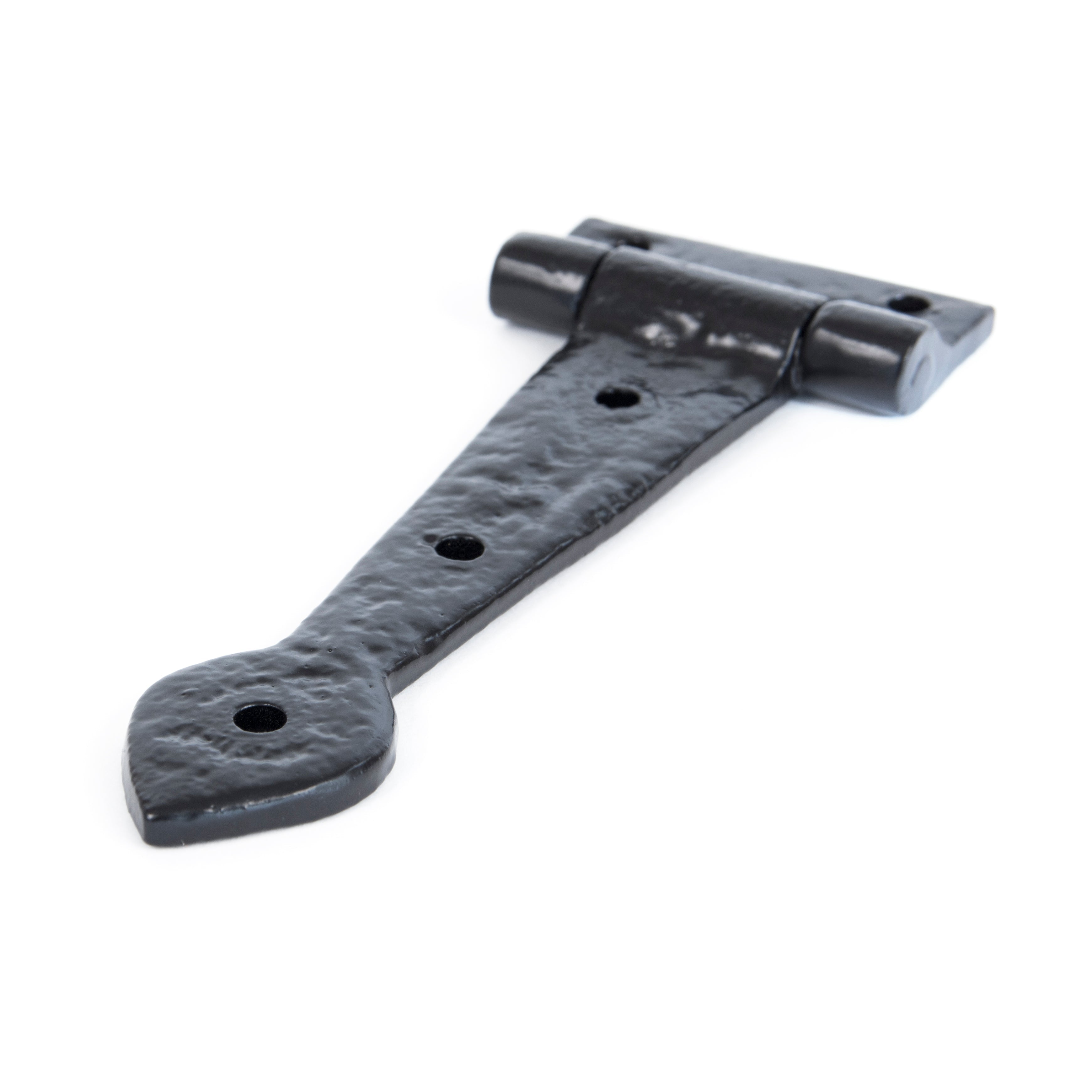 Black Textured 6" Cast T Hinge (pair) | From The Anvil-T Hinges-Yester Home
