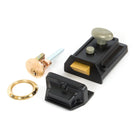 Black Traditional Case Night Latch | From The Anvil - Night Latches - From The Anvil - Yester Home