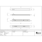 Black Trimvent 90 Hi Lift Vent 300mm x 22mm | From The Anvil - Window Ventilation - From The Anvil - Yester Home