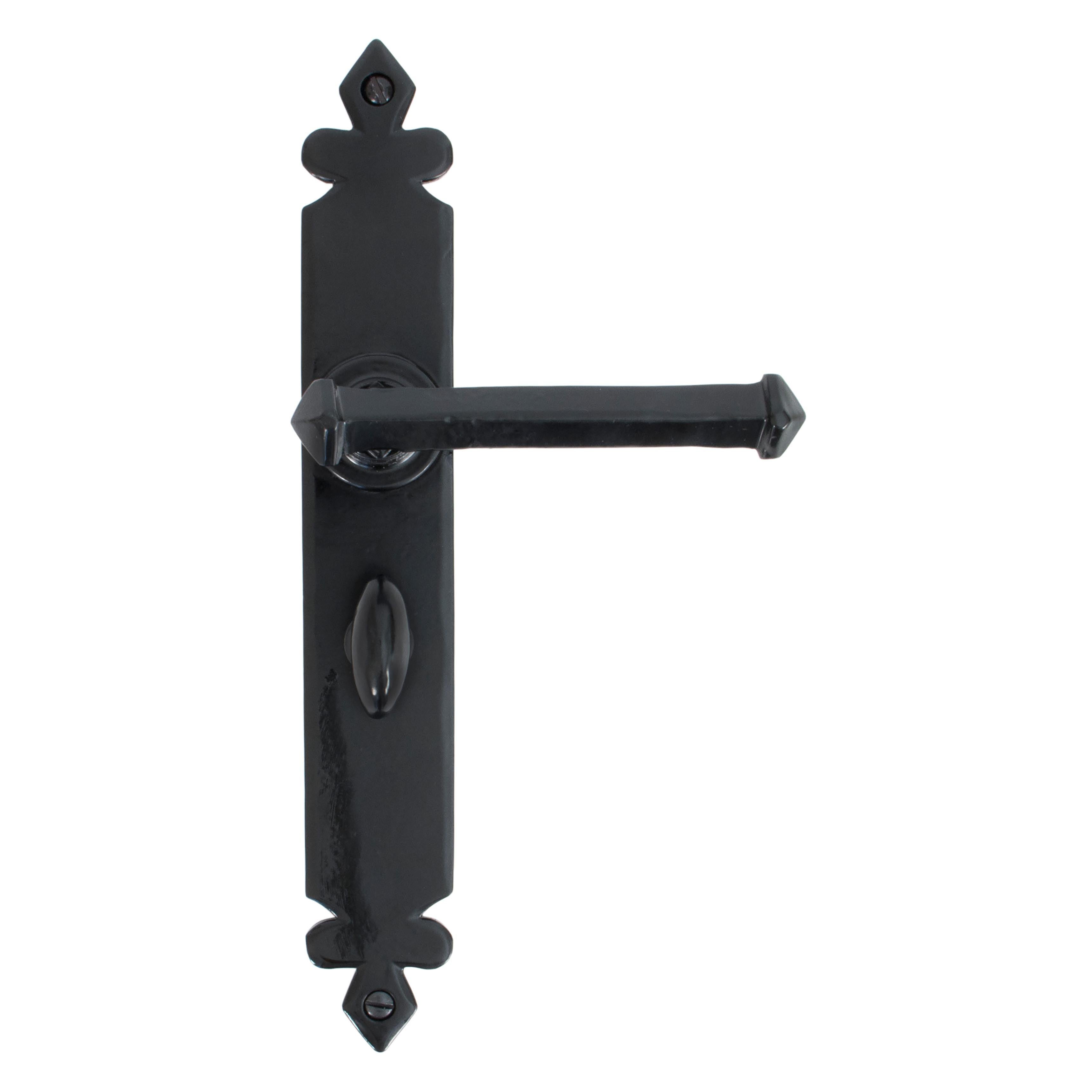 Black Tudor Lever Bathroom Set | From The Anvil - Lever Bathroom - From The Anvil - Yester Home