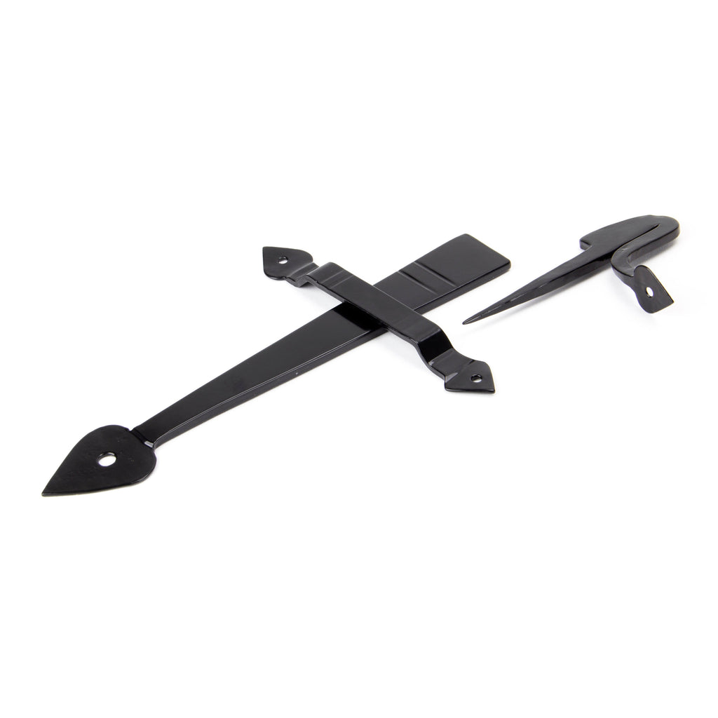 Black Tuscan Thumblatch | From The Anvil-Thumblatches-Yester Home
