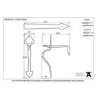 Black Tuscan Thumblatch | From The Anvil-Thumblatches-Yester Home