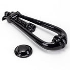 Black Victorian Loop Door Knocker | From The Anvil-Bolt-Through Door Knockers-Yester Home