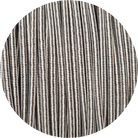 Black & White Diamond Round Fabric Braided Cable-Fabric Cable-Yester Home
