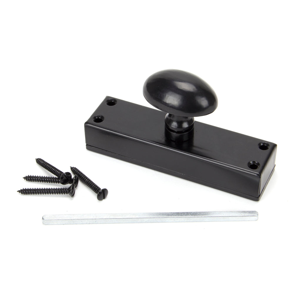 Black knob for Cremone Bolt | From The Anvil-Bolts-Yester Home