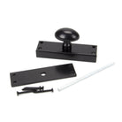 Black knob for Cremone Bolt | From The Anvil-Bolts-Yester Home