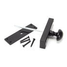 Black knob for Cremone Bolt | From The Anvil - Bolts - From The Anvil - Yester Home