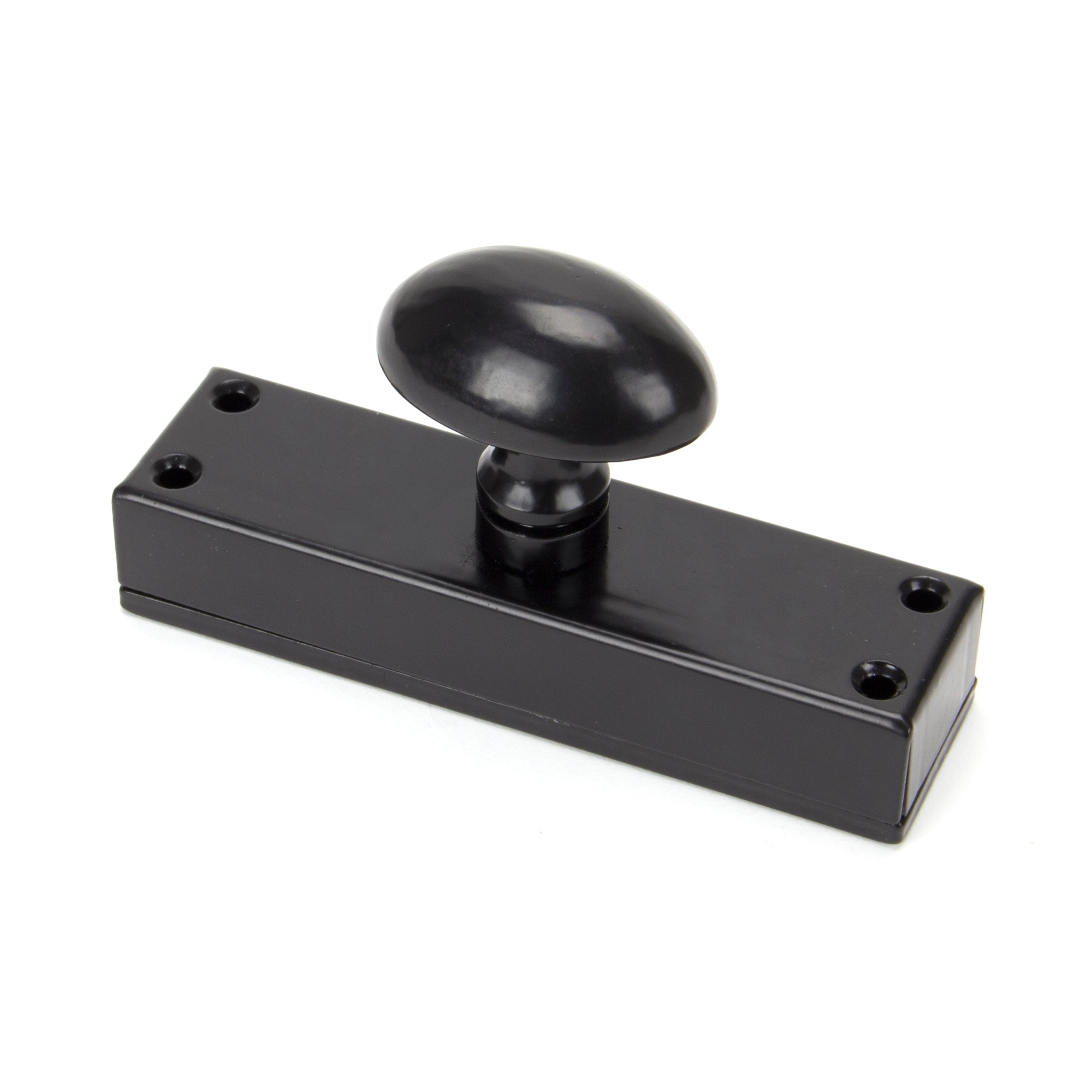 Black knob for Cremone Bolt | From The Anvil-Bolts-Yester Home