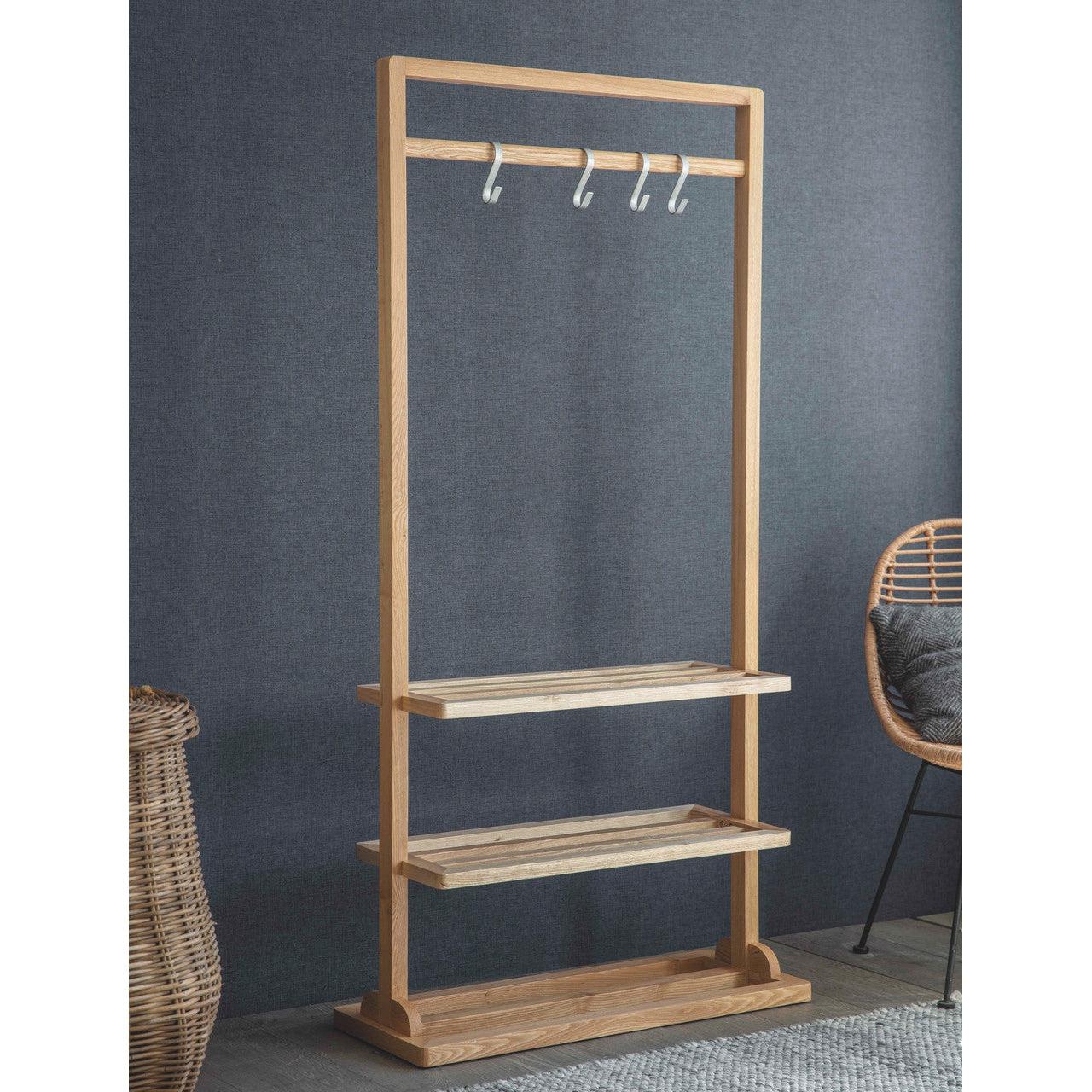 Boscombe Clothes Rail - Ash-Coat Stands & Hooks-Yester Home