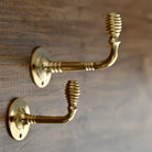 Brass Beehive Coat Hook-Coat Hooks-Yester Home