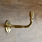Brass Beehive Coat Hook-Coat Hooks-Yester Home