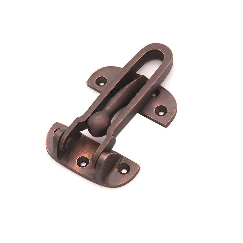Brass Door Guard 105mm Aged Bronze-Door Security-Yester Home