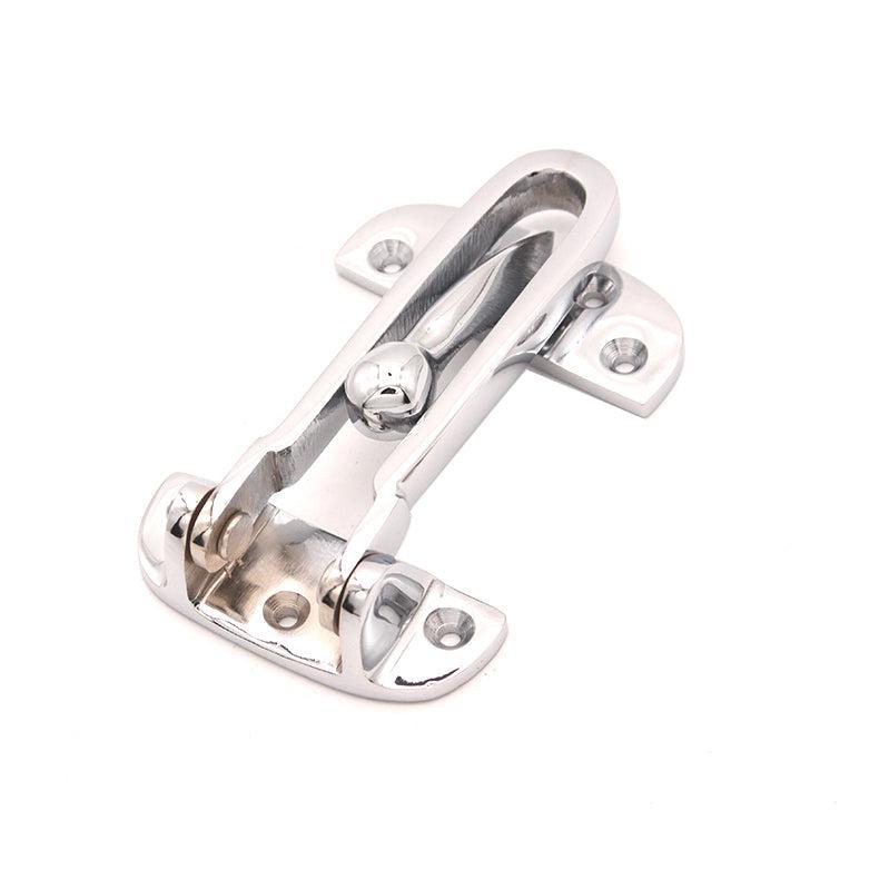 Brass Door Guard 105mm Polished Chrome-Door Security-Yester Home