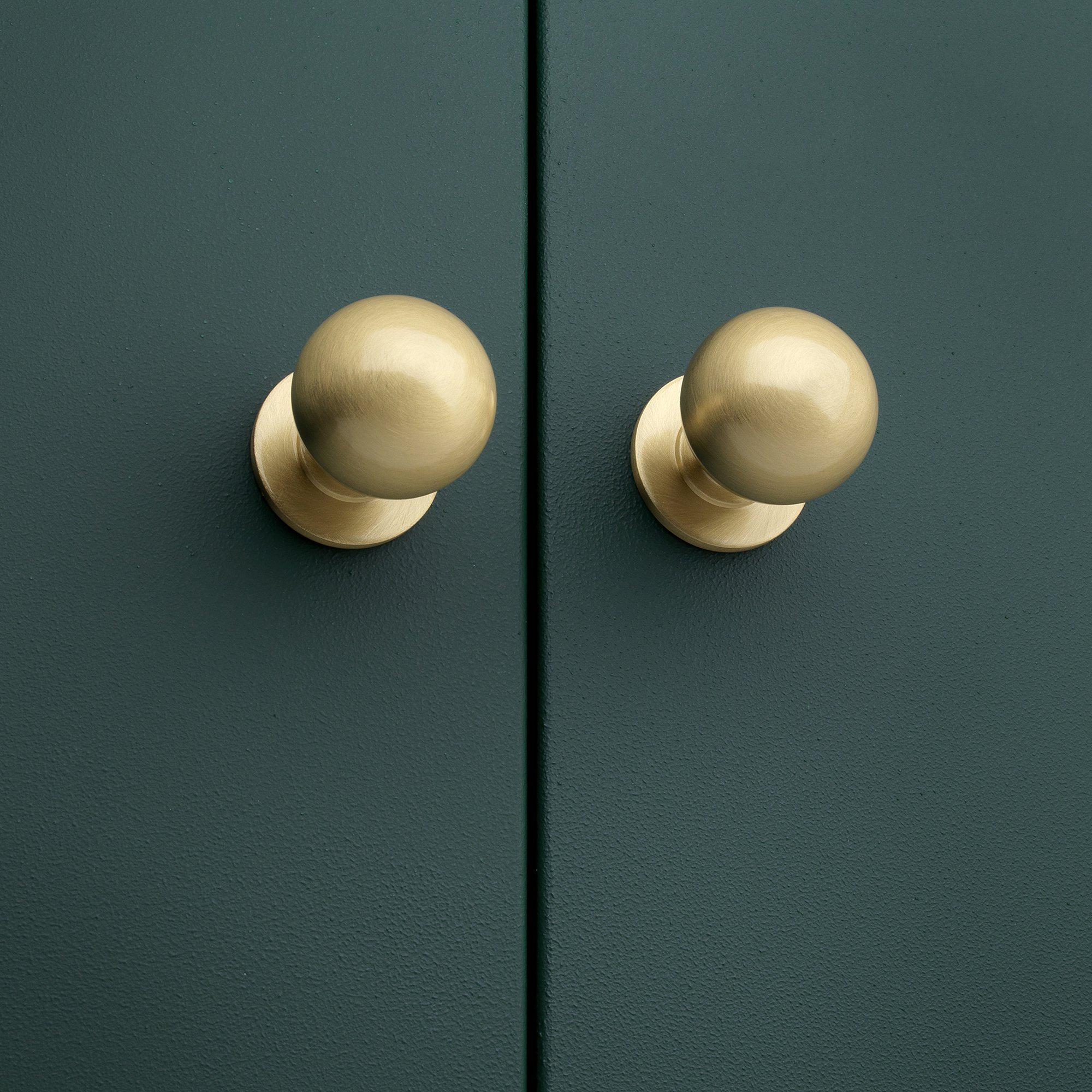 Brass Douglas Cupboard Handles-Cabinet Handles-Yester Home