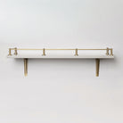 Claverley Gallery Shelf Rail | Brushed Satin Brass Lacquered - Gallery Rails - Yester Home - Yester Home
