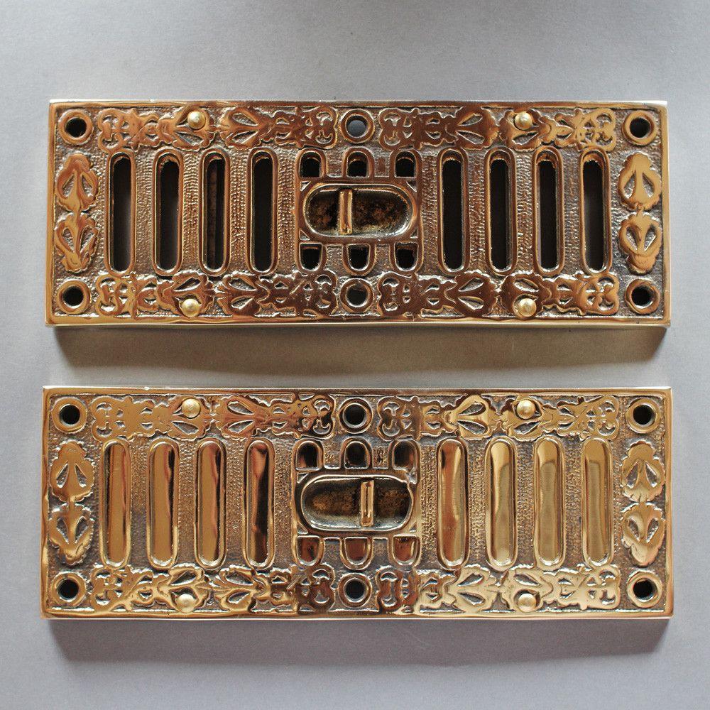 Brass Kenrick Hit & Miss Air Vent · 9 x 3 Inch ·-Air Vents-Yester Home