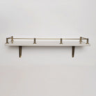 Knurled Gallery Shelf Rail | Aged Brushed Brass - Gallery Rails - Yester Home - Yester Home
