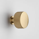 Brass Knurled Henley Cupboard Handles-Cabinet Handles-Yester Home