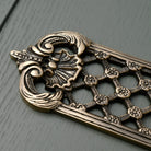 Brass Lattice Door Push Plate - Finger Plates - Yester Home - Yester Home