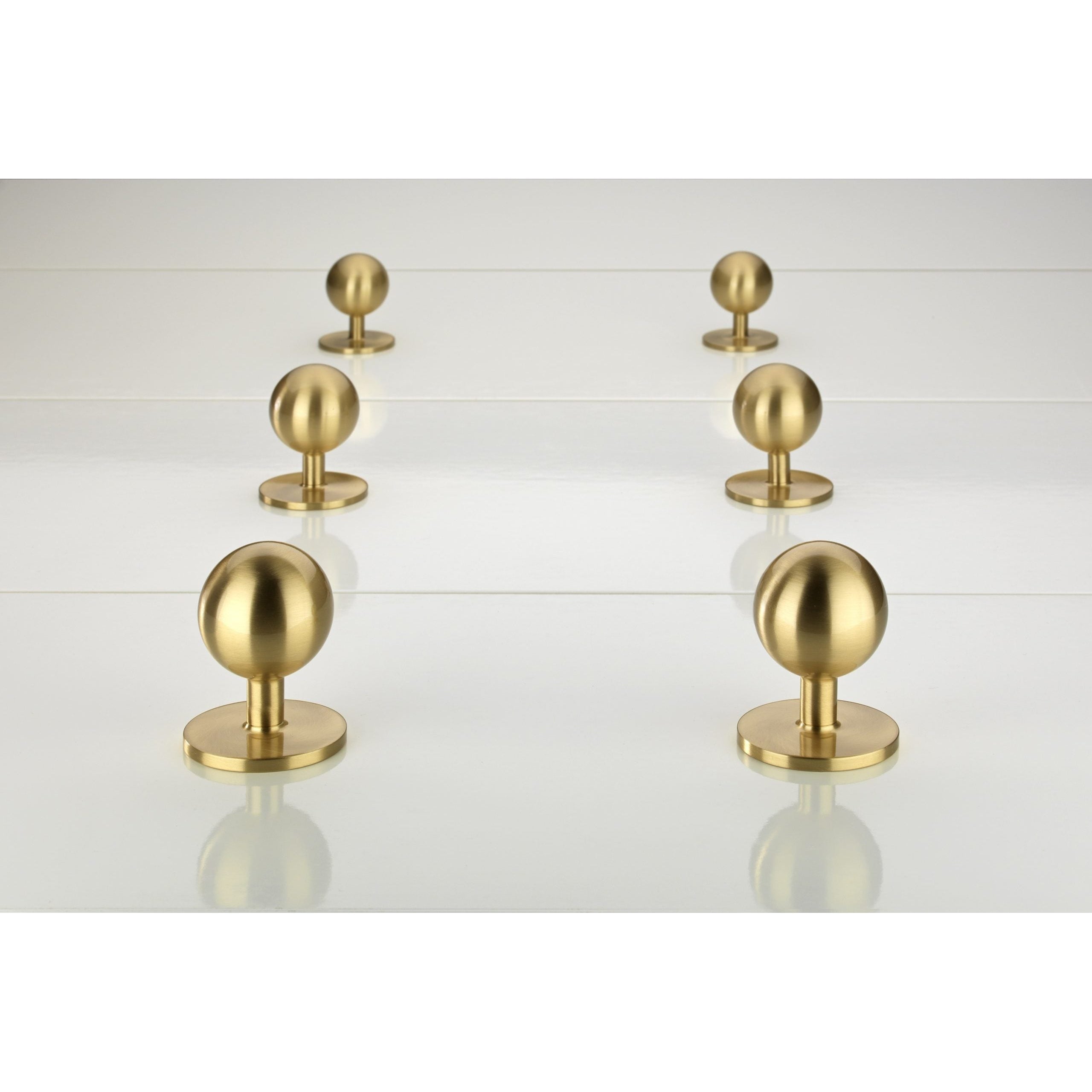 Brass Sandringham Cupboard Handles-Cabinet Handles-Yester Home